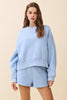 TCEC - CT7976-Dropped Shoulder Sweatshirt : Baby Pink / M