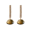 St Armands Designs of Sarasota - Brown Swingy Diamond Drop Fall Statement Earrings