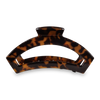 TELETIES - Open Hair Clip | Large |  Tortoise