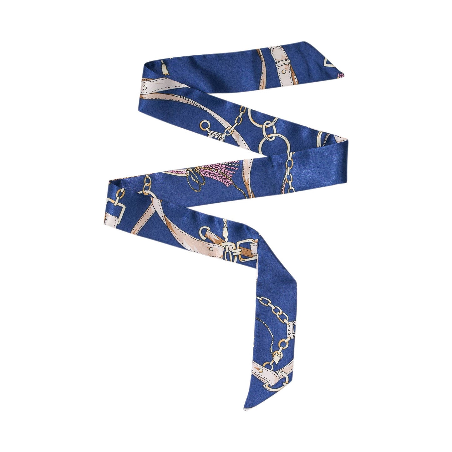Malibu Sugar - Twilly Silk Scarves for Handbags: Creme
