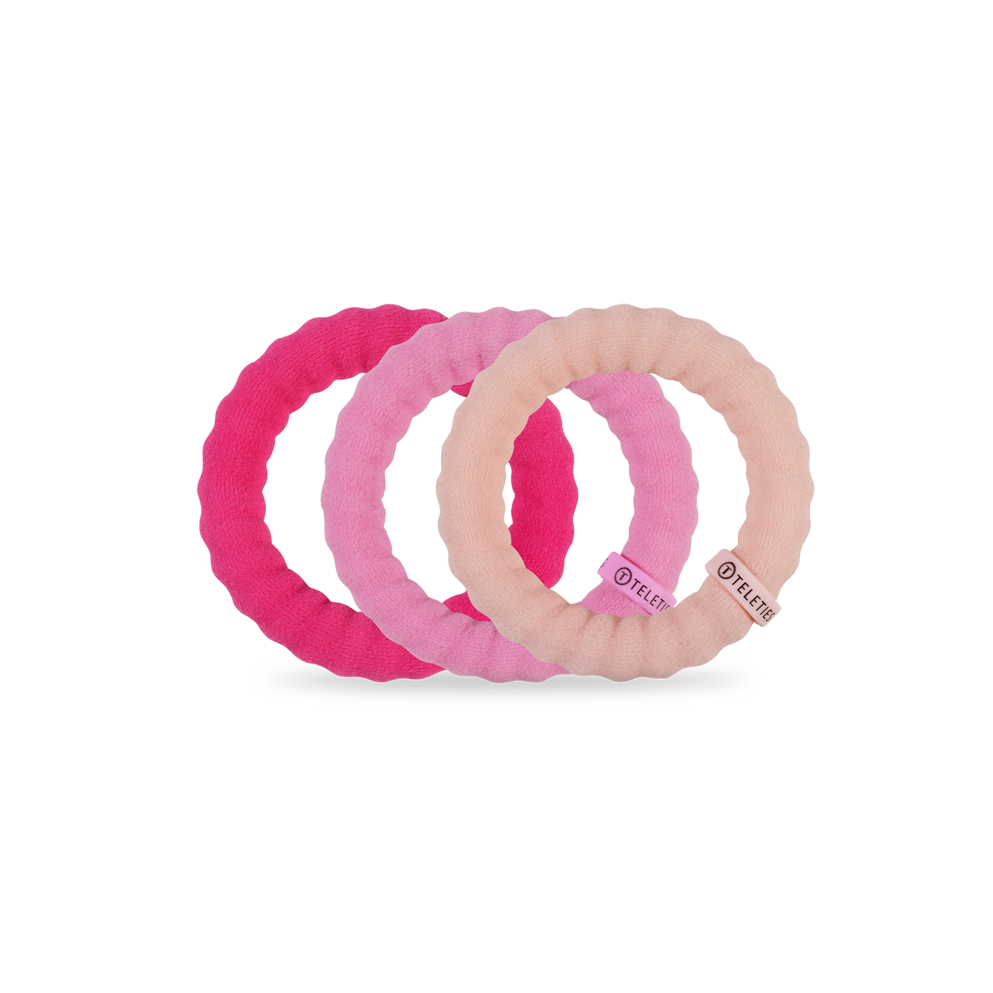 TELETIES - Nylon Hair Ties | Large | Kiss & Tell