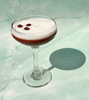 Candle Lume - Espresso Martini Candle Tall Stem Coupe Glass Realistic: Roasted Espresso