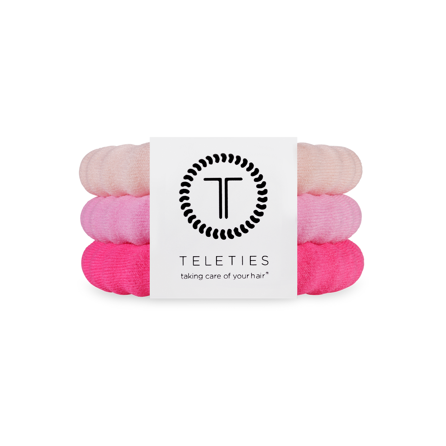 TELETIES - Nylon Hair Ties | Large | Kiss & Tell