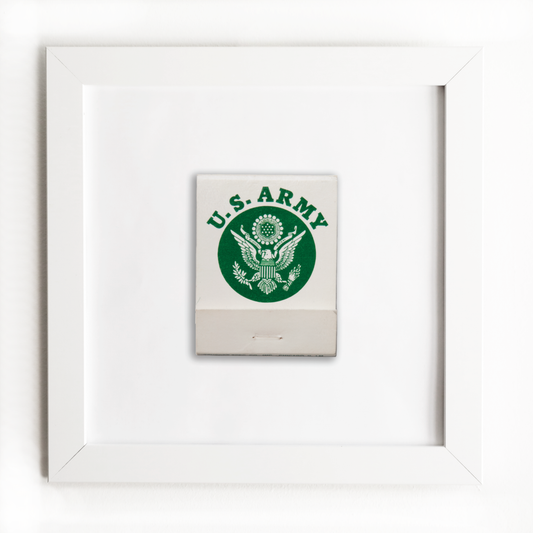 Match South - U.S. Army: White Frame: $135