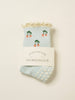 Effortless Club - 🍒 Cherry Ruffle Grip Sock [Baby Blue], Pilates Socks