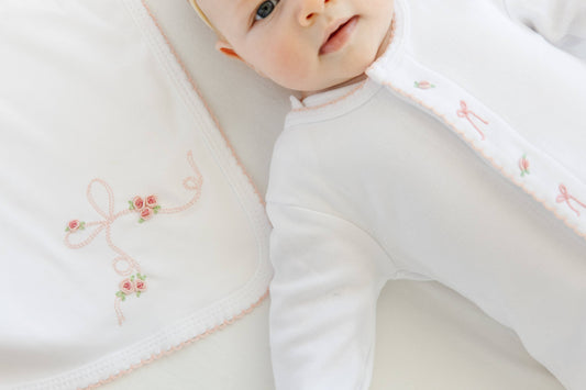 Winn and William - Bitty Bows Sleeper: 3 Month
