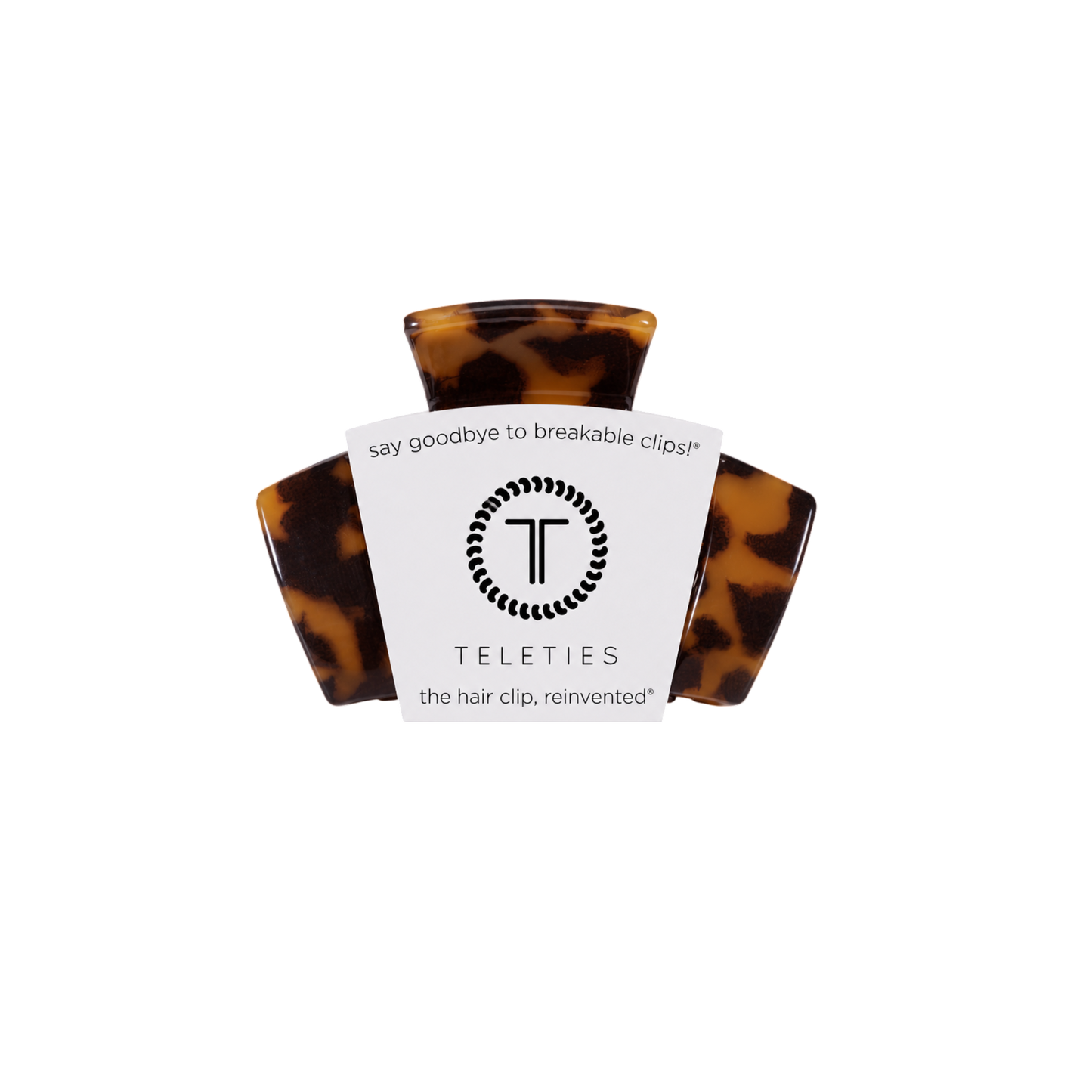 TELETIES - Classic | Tortoise | Petite | Claw Clip