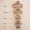 TELETIES - Open | Blonde Tortoise | Petite Claw Clip