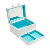 Kendall Small Jewelry Box: White