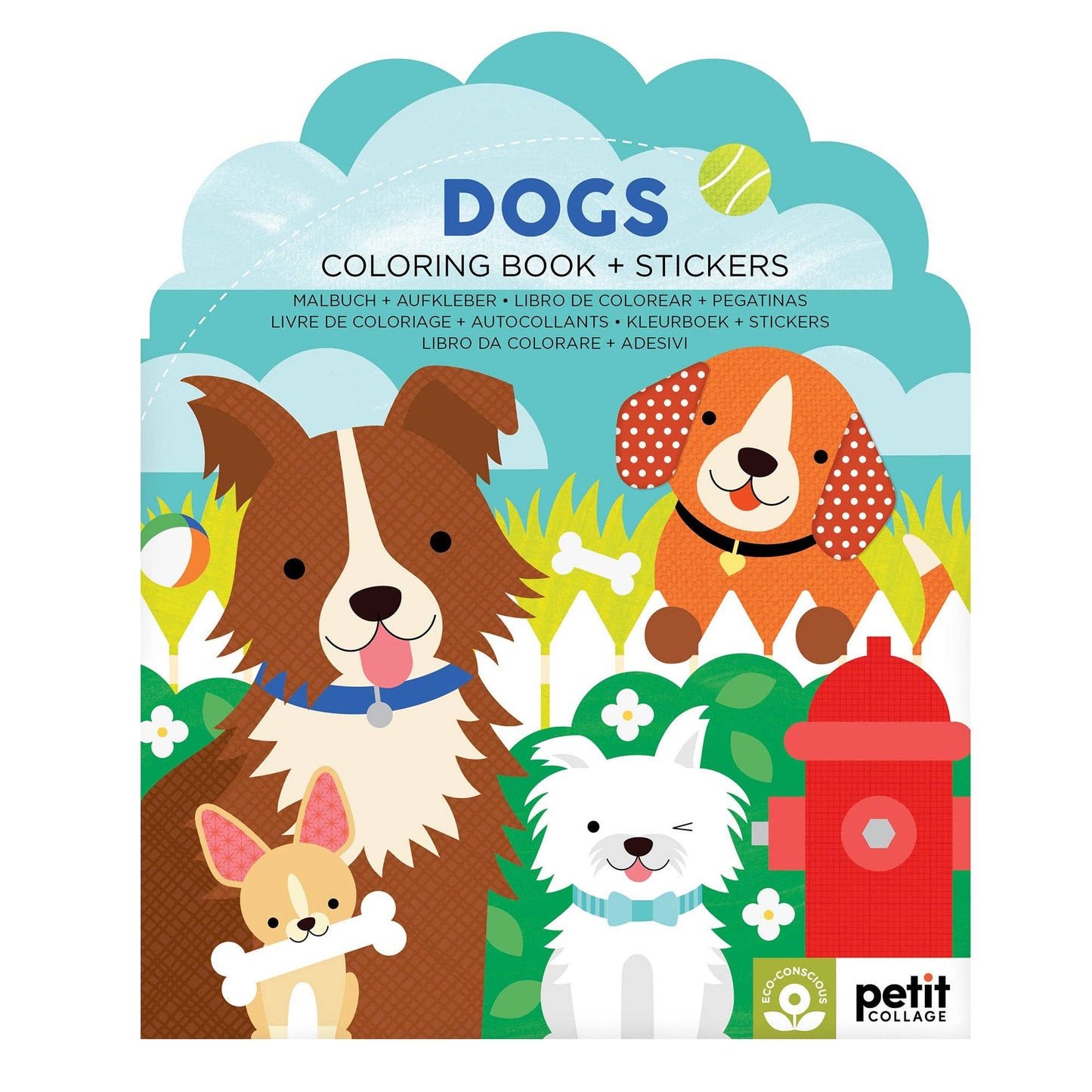 Chronicle Books - Dogs Coloring Book + Stickers