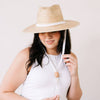 Sunshine Tienda - White Hand-Woven Hat Band