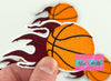 Aloe and Milk Boutique - Basketball Patch, Sports Patch, Game Day Patches: Red