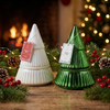 The SOi Company - White Tree 9oz Glass Tree  Peppermint Twist