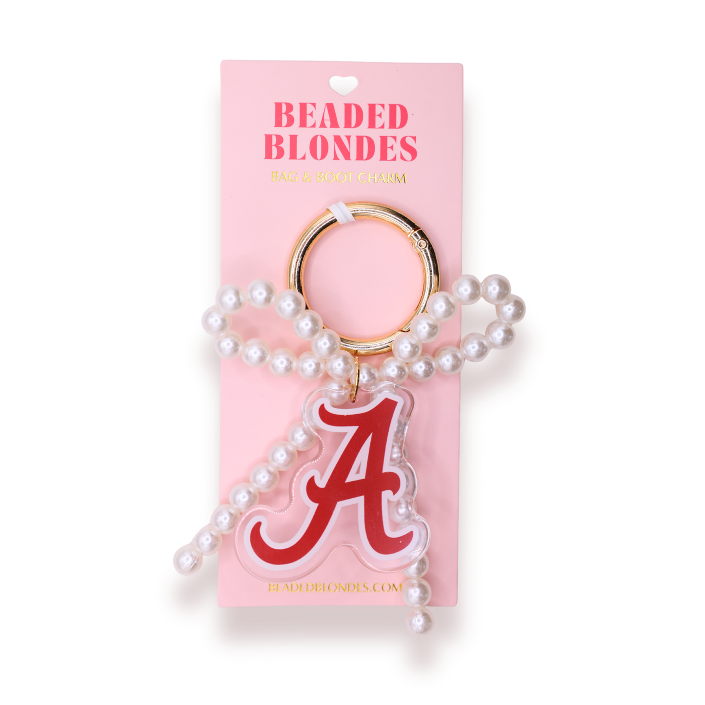 Beaded Blondes - Alabama Bag & Boot Charm