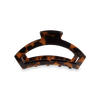 TELETIES - Open Hair Clip | Medium | Tortoise