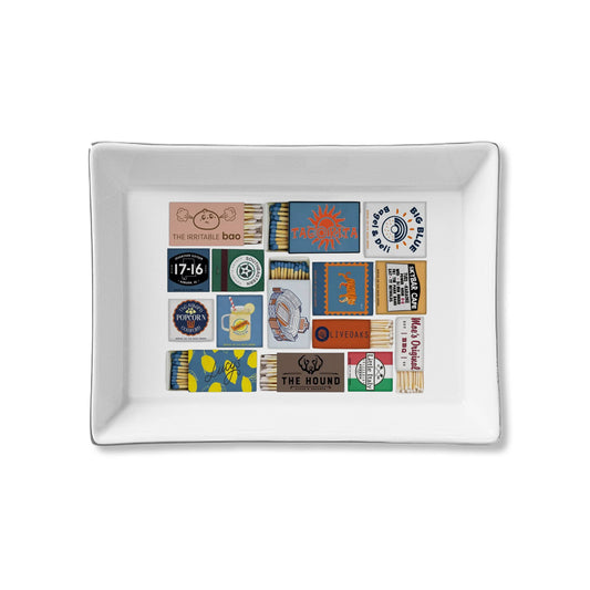 Toss Designs - Ceramic Tray - Matches Auburn