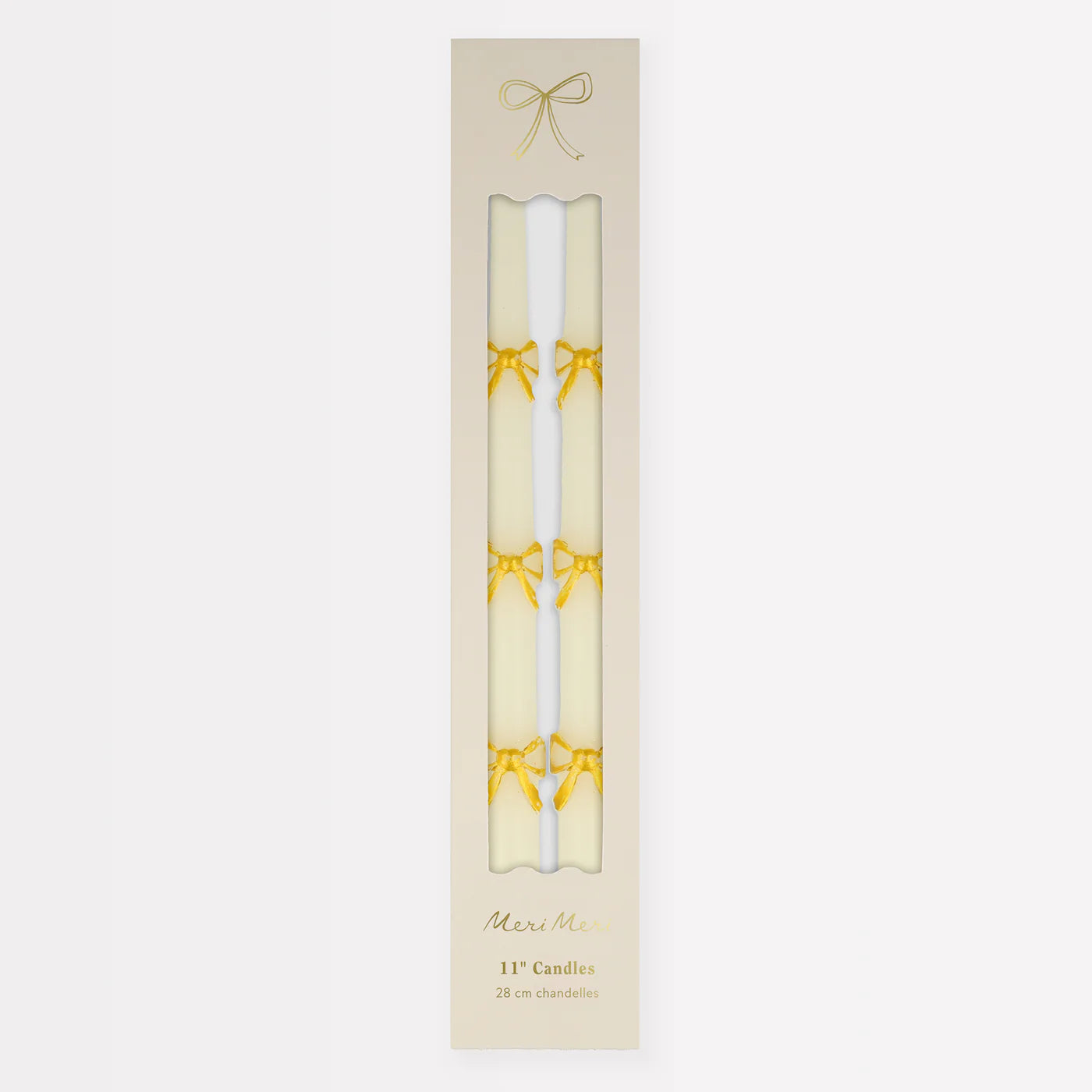 Bow Taper Candles