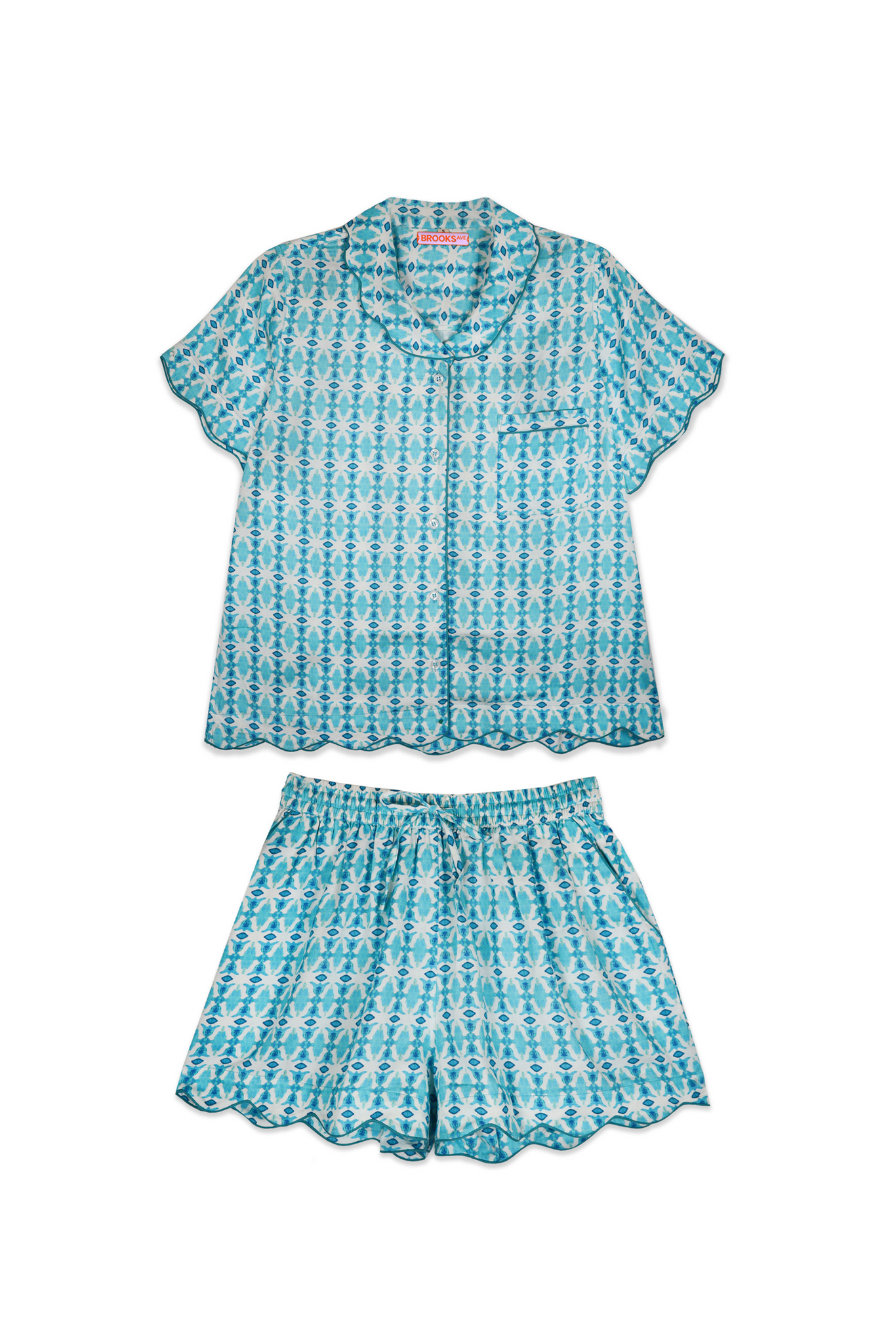 Park Avenue Cameron Blue Short Set