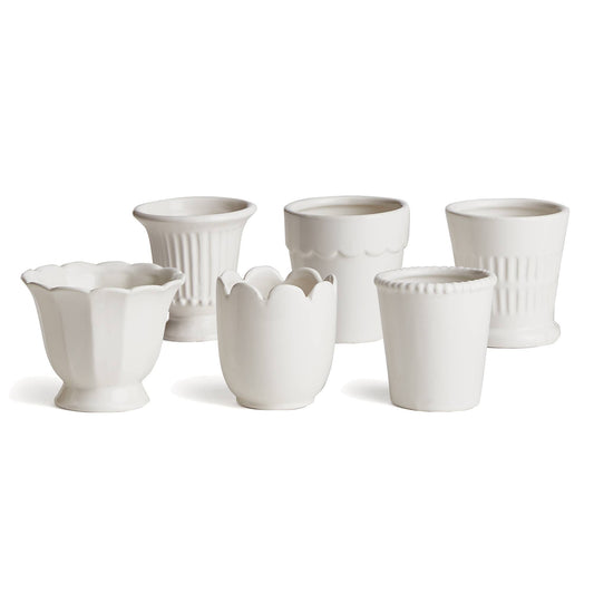 Napa Home & Garden - Mirabelle Mini Cachepots, Set Of 6