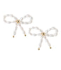 St Armands Designs of Sarasota - Petite Pearl Bow Stud Earrings