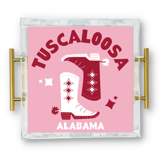 Large Tuscaloosa Acrylic Tray