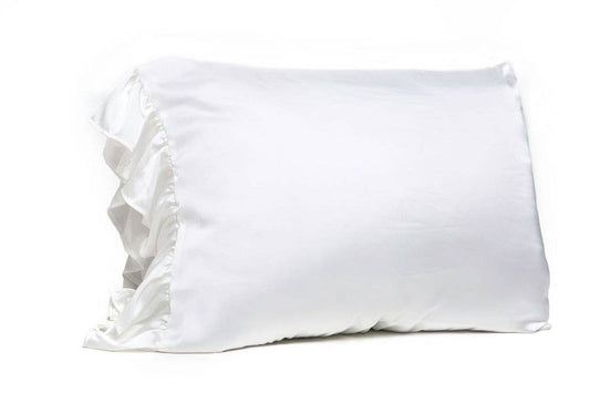 Silk White Pillowcase