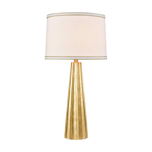 Hightower Tbl Lamp: Composite / Gold Leaf