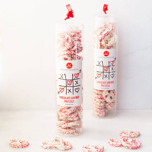 Valentine's White Chocolate Mini Pretzels