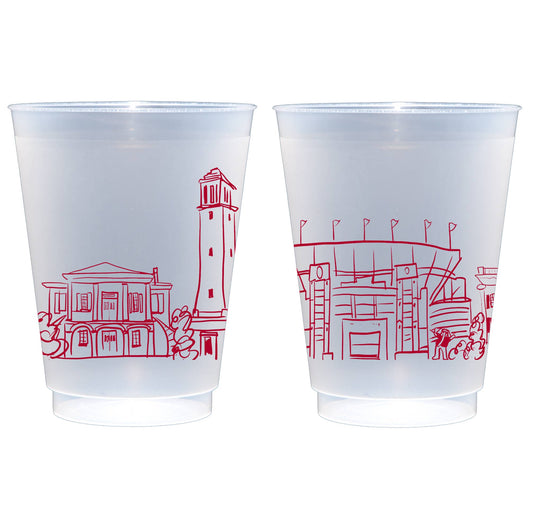 Tuscaloosa Skyline Frosted Cup