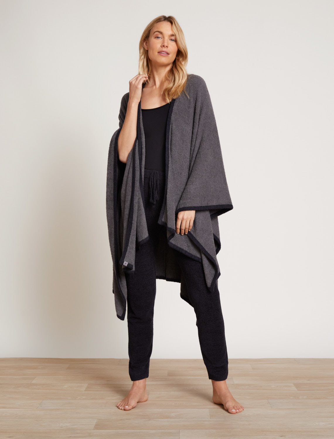 Barefoot Dreams Lite Bordered Wrap