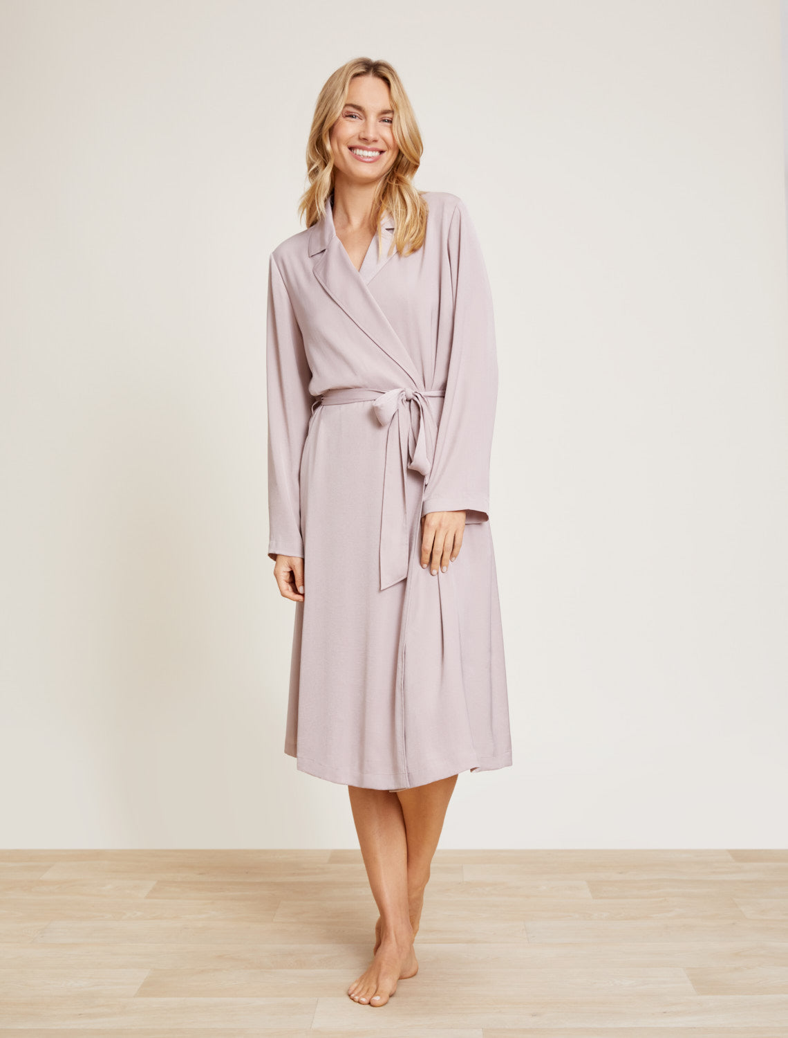 Barefoot Dreams Washed Satin Robe