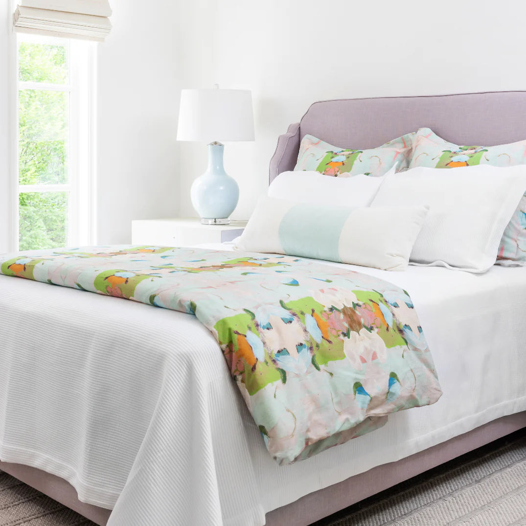 White Matelasse Full/Queen Coverlet