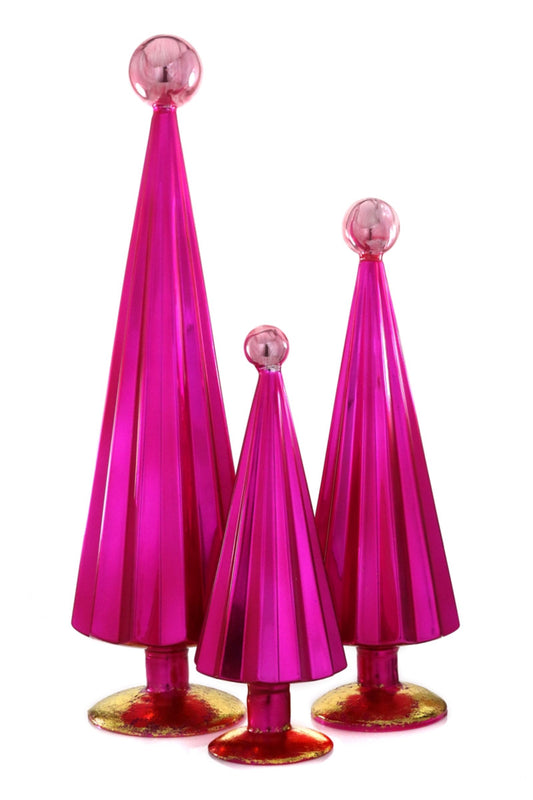 Pleated Tree - Fuchsia & Pink