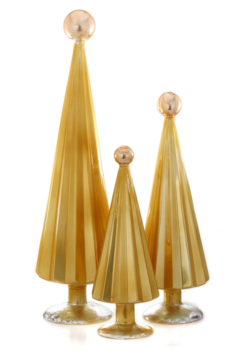 Pleated Tree - Gold