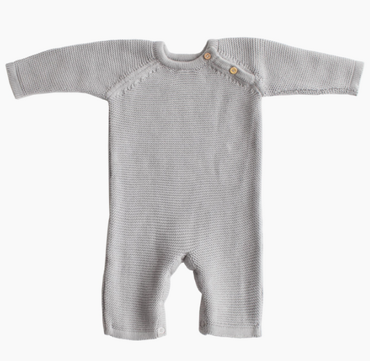 Grey Organic Cotton Romper