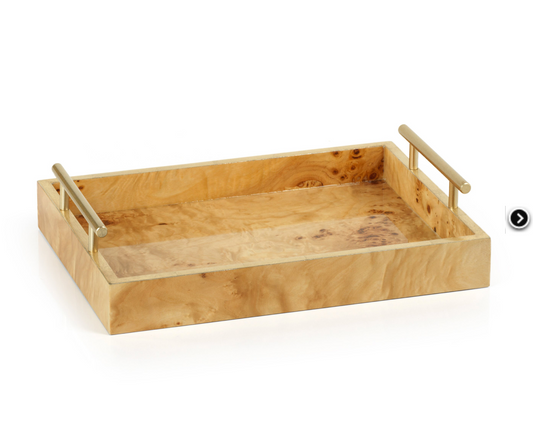 Gold Burl Tray