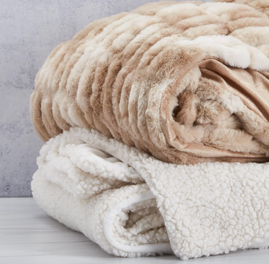 Faux Fur Throw