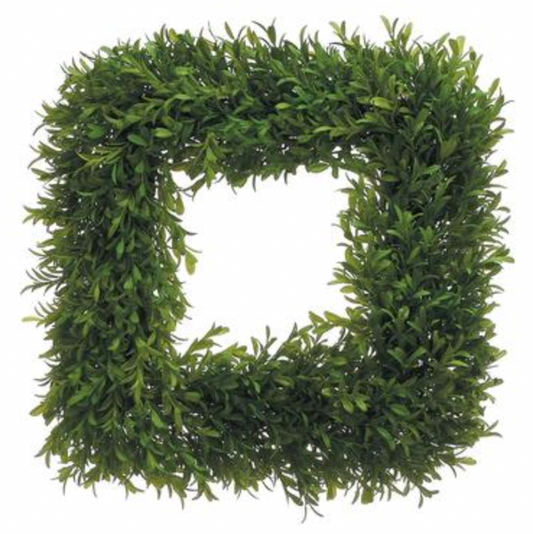 Small Square Boxwood Wreath