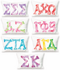Sorority Letter Pillow