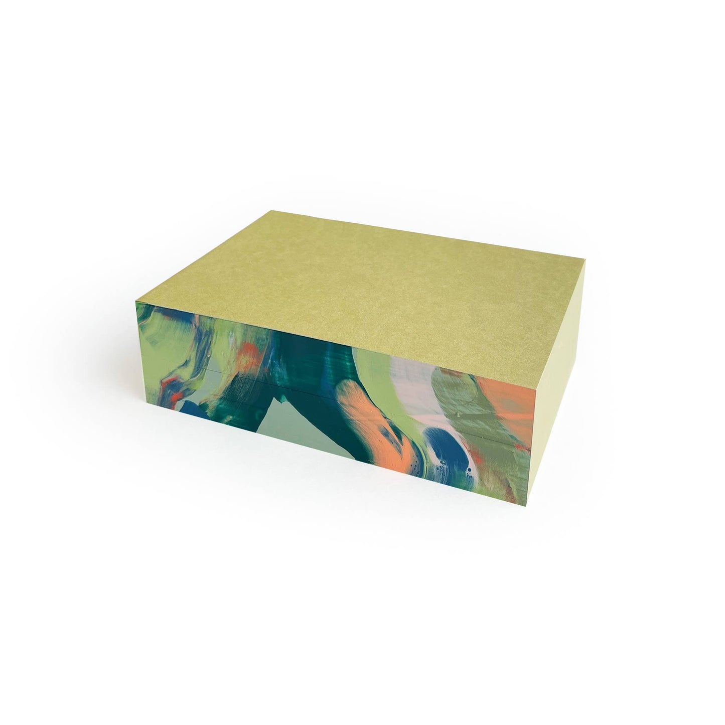 Green Swirl Notepad Small