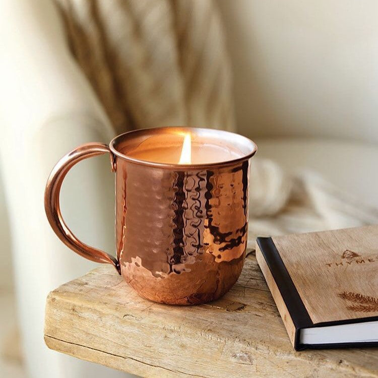 Simmered Cider Copper Mug Candle